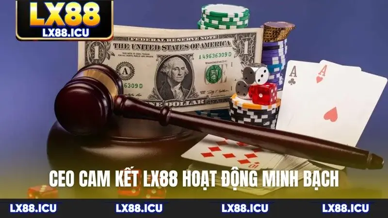 CEO cam kết lx88 hoạt động minh bạch