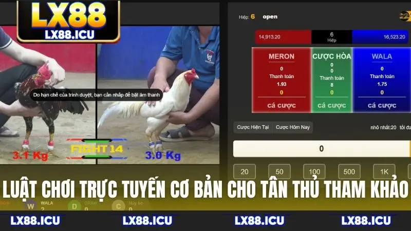 Luật chơi trực tuyến cơ bản cho tân thủ tham khảo