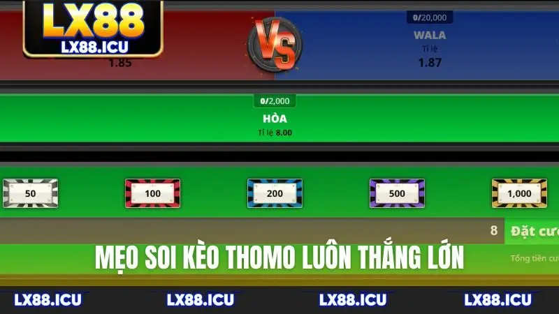 Mẹo soi kèo Thomo luôn thắng lớn