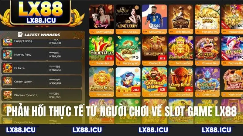 Phản hồi thực tế từ người chơi về slot game LX88